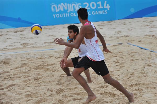 دومین دوره بازی های المپیک نوجوانان-نانجینگ ۲۰۱۴؛والیبال ساحلی ایران موفق به شکست جزایر ویرجینیا شد