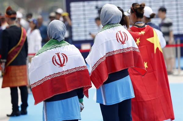هجدهمین دوره بازیهای اسیایی - جاکارتا ، روئینگ 2 نفره بانوان ایران برنزی شد/هفتمین مدال برنز کاروان به قایقرانی رسید