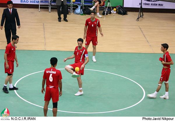 /سومین دوره بازیها داخل سالن آسیا- ویتنام/ تیم هوپ تاکرای ایران در نخستین بازی 570 امتیاز کسب کرد