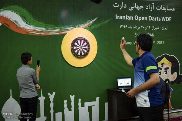 مسابقات دارت اوپن جهانی 7و 8 شهریور در شیراز برگزار می شود