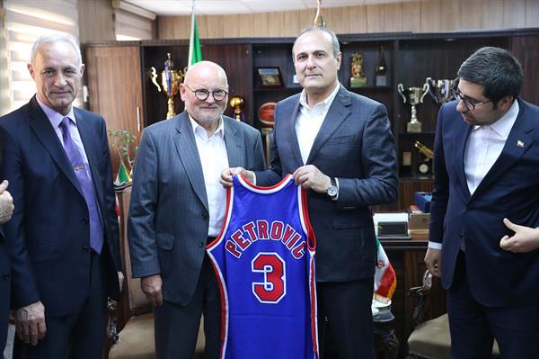 بازدید رئیس کمیته ملی المپیک کرواسی از فدراسیون بسکتبال