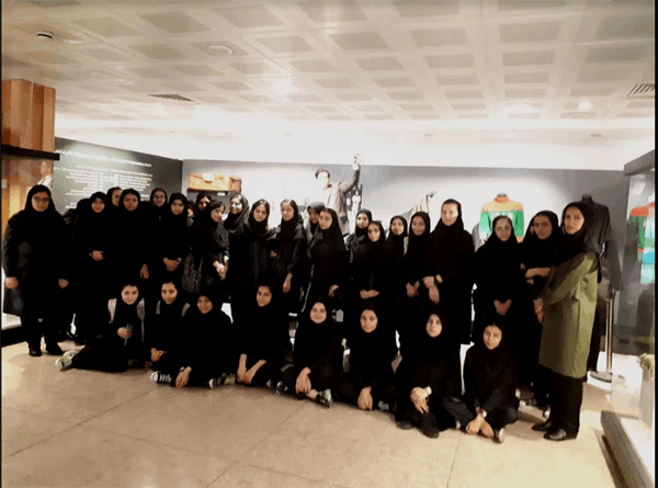 موزه ملی ورزش ،المپیک ،پارالمپیک میزبان  دانش اموزان دبیرستان شهید صدر تهران