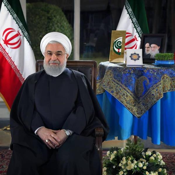 رییس جمهور آغاز سال نو را به ملت بزرگ ایران تبریک گفت