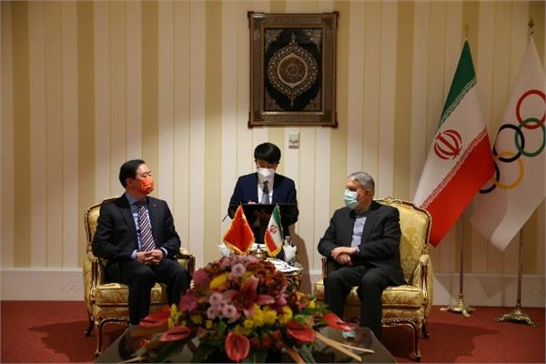 Chinese Ambassador to Tehran Meets NOC President