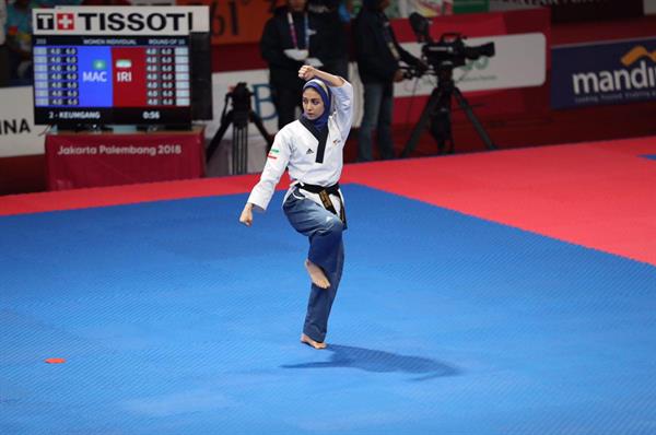 Iran poomsae taekwondokas shining in Jakarta