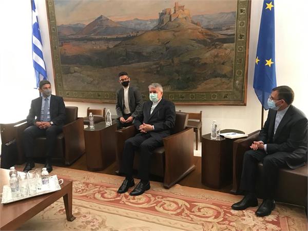 دیدار رئیس کمیته ملی المپیک ایران با معاون وزیر فرهنگ و ورزش یونان و مسئول ورزش عمومی این کشور