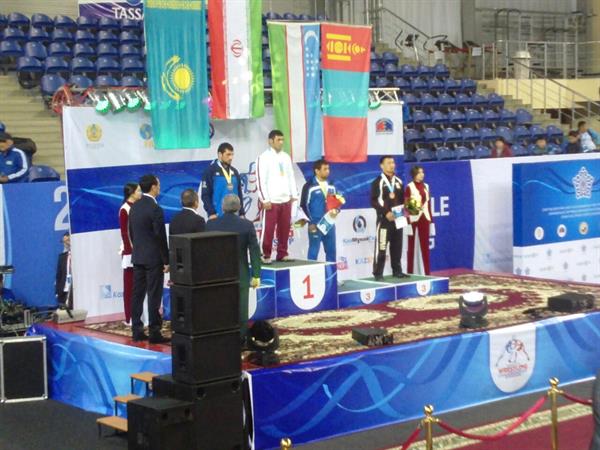 رقابت های کشتی آزاد قهرمانی آسیا – قزاقستان؛کسب سه مدال طلای نمایندگان ایران در روز نخست مسابقات