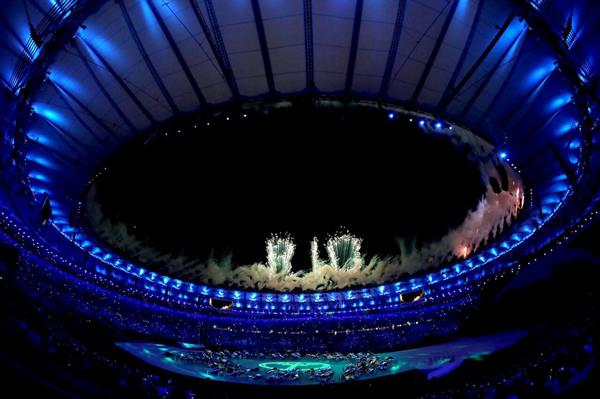 سی و یکمین دوره بازیهای المپیک تابستانی2016؛ آغاز مراسم افتتاحیه با قرائت پیام صلح توسط بان کی مون