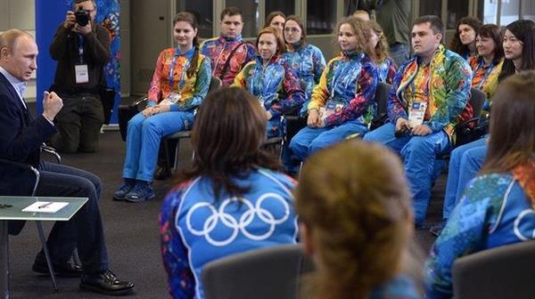 رئیس جمهوری روسیه به کمپ ورزشکاران اکراین رفت