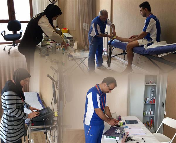 چهارمین دوره بازیهای همبستگی کشورهای اسلامی ، مرکز پزشکی کاروان ایران آغاز به کار کرد