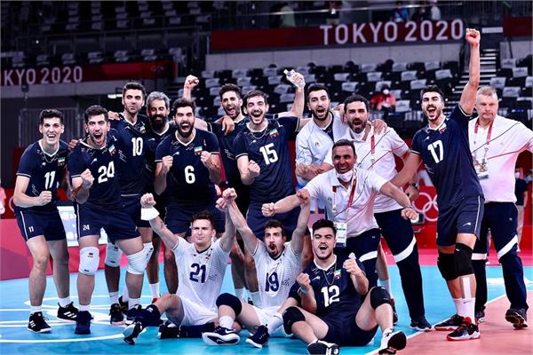 المپیک توکیو 2020؛پیروزی  ایران بر غول بزرگ والیبال جهان