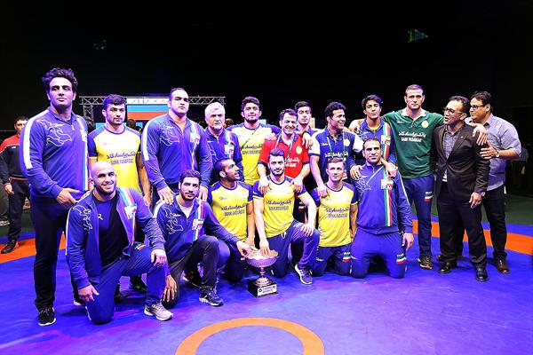 رقابت های جام جهانی کشتی فرنگی- آبادان؛تیم ایران به عنوان سوم رسید