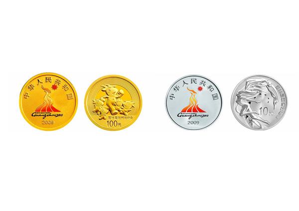 شانزدهمین دوره بازی های آسیایی – گوانگژو/ چین سکه های یادبود بازیها را ضرب و توزیع می کند