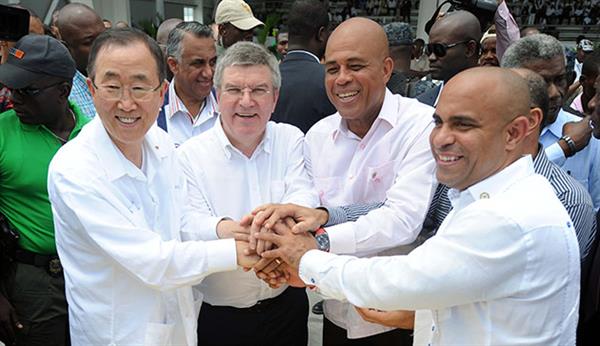 کمک IOC به هائیتی با تأسیس یک مرکز ورزشی