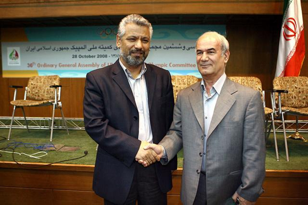 تقدیر دکتر کاظمی آشتیانی از رییس و دبیرکل کمیته ملی المپیک