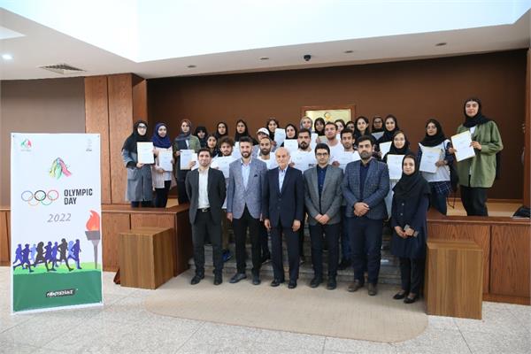 به مناسبت رویداد روز المپیک، با حضور دکتر سجادی کارگاه آموزش المپیک ویژه دانشجویان دانشگاه تهران برگزار شد