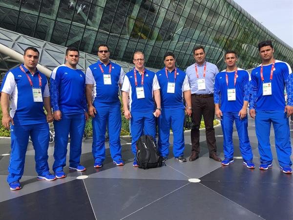 چهارمین دوره بازیهای همبستگی کشورهای اسلامی؛تیم ملی وزنه برداری به همراه گروه دوم کادر خبری وارد باکو شدند