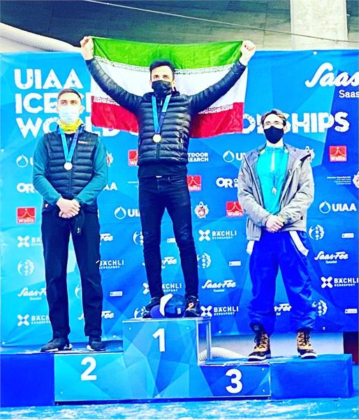 تاریخ سازی یخنورد ایرانی با کسب مدال طلای ماده «سرعت» قهرمانی جهان