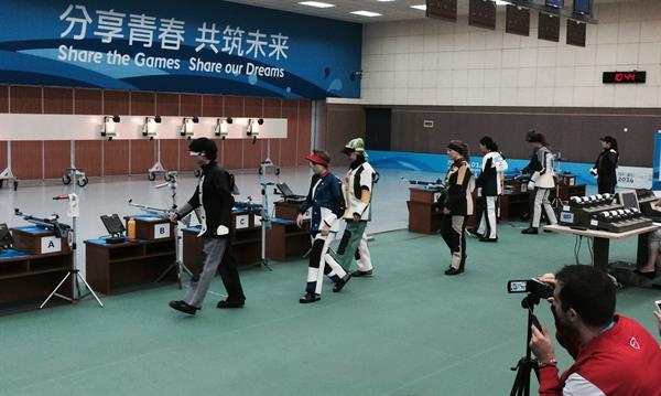 دومین دوره بازی های المپیک نوجوانان-نانجینگ ۲۰۱۴؛نجمه خدمتی عنوان چهارم تفنگ بادی را کسب کرد