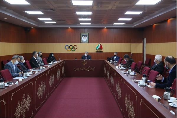 اولین نشست هیات اجرایی در سال جدید برگزار شد؛بررسی بودجه و برنامه ریزی برای حمایت از فدراسیونهای المپیکی