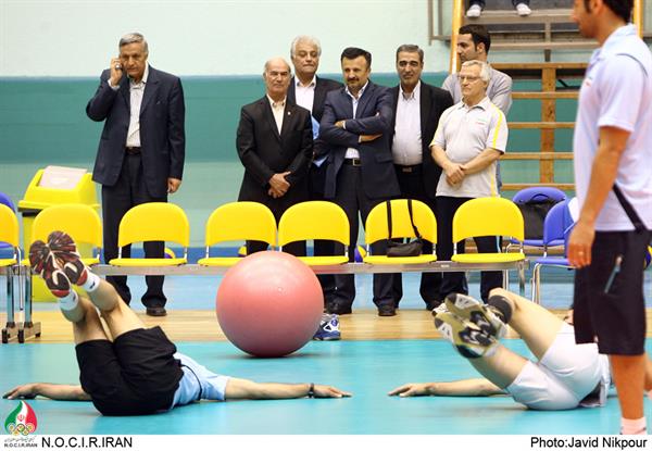 افشارزاده در بازدید از تمرین تیم ملی والیبال:ولاسکو می تواند والیبال ایران را المپیکی کند