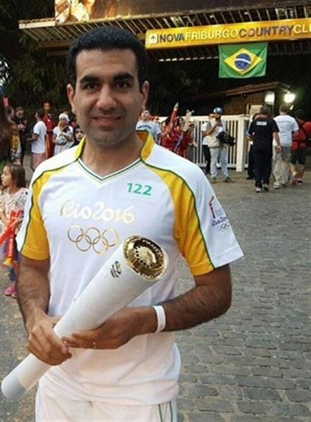 مشعل المپیک ریو توسط ملی پوش سابق بدمینتون ایران حمل گردید