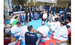 بازدید وزیر ورزش و جوانان و مسولان کمیته ملی المپیک  از اردو تیم ملی کاراته 8