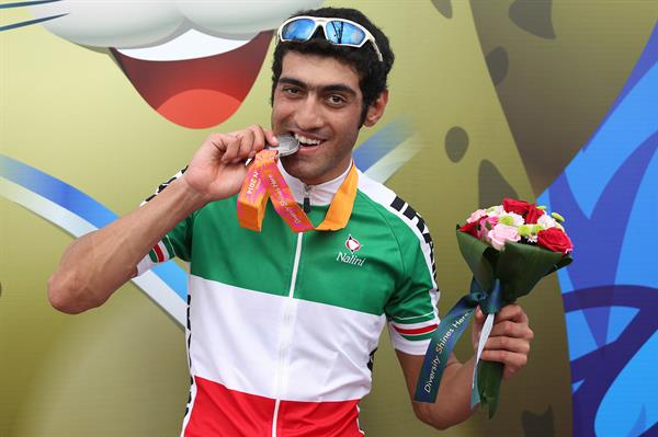 مدال نقره - دوچرخه سواری - آروین گودرزی