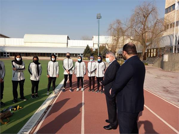 بازدید رئیس کمیته ملی المپیک از اردوی تیم ملی دواتلون بانوان