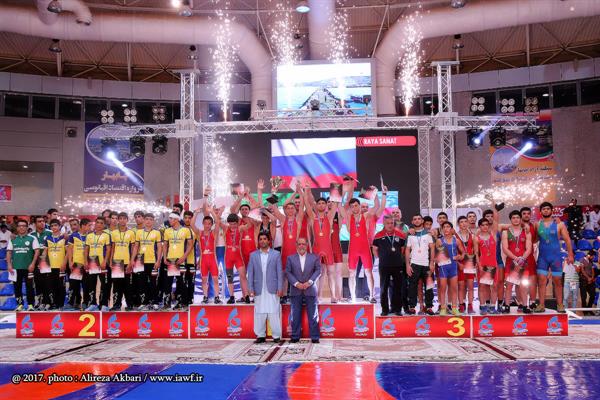 رقابت های بین المللی کشتی آزاد نوجوانان، جام یادگار امام (ره)- چابهار؛تیم روسیه به عنوان قهرمانی رسید
