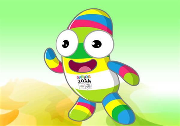 از نماد بازی های المپیک نوجوانان 2014 در نانجینگ چین  رو نمایی شد