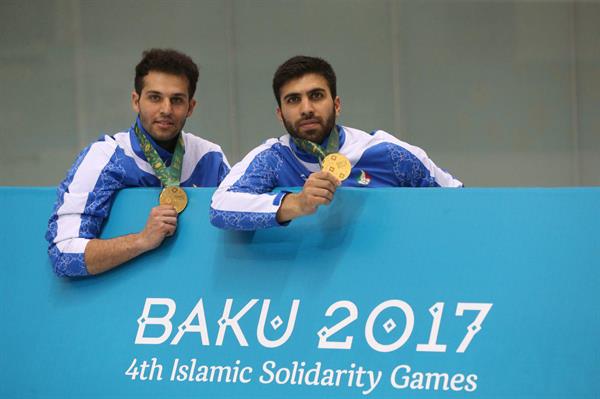چهایمنر دوبه بازیهای همبستگی کشورهای اسلامی؛هت تریک طلایی شیرجه رو ایرانی در باکو