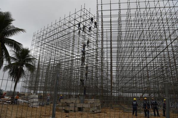 ساخت محل برگزاری بازی های والیبال ساحلی المپیک به تعویق افتاد