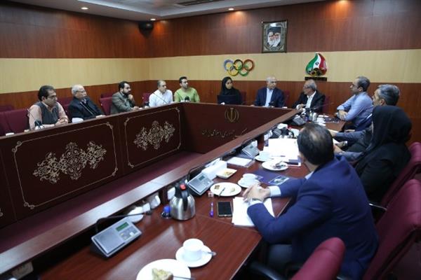 نشست کمیسیون توسعه منابع و بازاریابی کمیته ملی المپیک برگزار شد