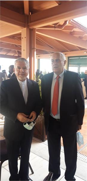 دیدار دکتر صالحی امیری با رییس کمیته ملی المپیک فلسطین