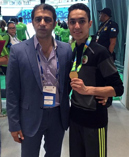 مسابقات المپیک آزمایشی تکواندو - برزیل ؛آرمین هادی پور، مدال طلای المپیک آزمایشی ریو را ضرب کرد