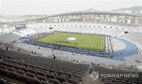 استادیوم اصلی بازیهای آسیایی اینچئون افتتاح شد