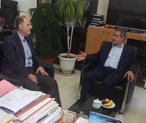 دیدار کیکاوس سعیدی با مشاور وزیر ورزش و جوانان در امور ایثارگران