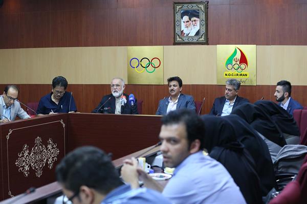 نشست خبری مسئولان شورای المپیک آسیا و کمیته برگزاری بازیهای جاکارتا برگزار شد