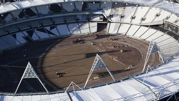 استادیوم المپیک 2012 لندن تقریبا آماده است