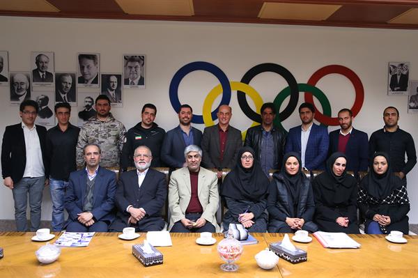 نشست مسئولین کمیته ملی المپیک با اعضای کاروان اعزامی به بازی‌های آسیایی زمستانی 2017