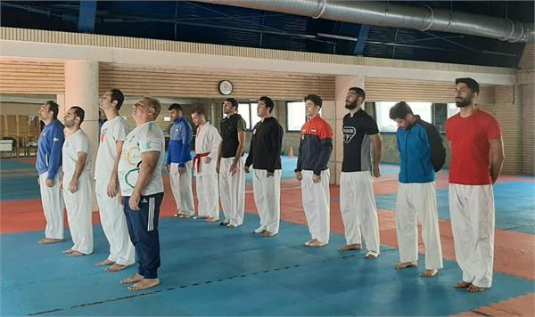 پایان مرحله چهارم اردوی تیم ملی کاراته آقایان