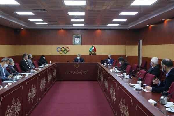 شصت و دومین نشست هیات اجرایی کمیته ملی المپیک با ریاست دکتر صالحی امیری برگزار شد