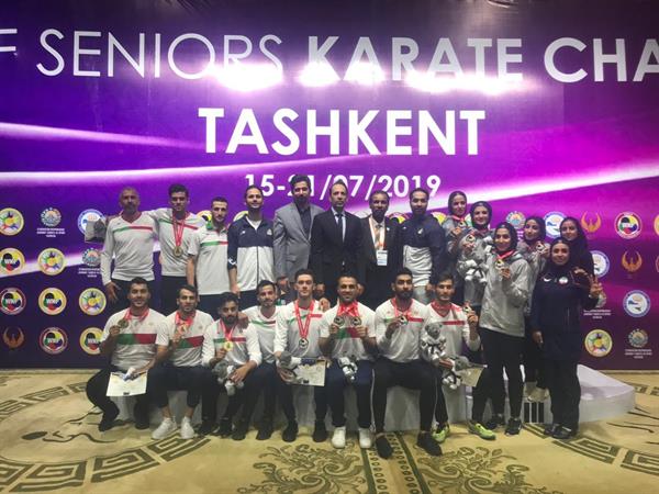 با ۵ طلا، ۲ نقره و ۴ برنز؛کاراته ایران نایب قهرمان آسیا شد
