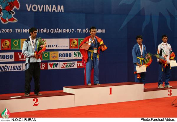 سومین دوره بازیهای داخل سالن آسیا - ویتنام؛ ایران فعلا در رتبه نهم قراردارد
