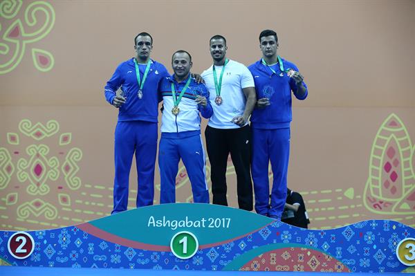 بازی‌های داخل سالن آسیا ۲۰۱۷- ترکمنستان؛۳ نقره و یک برنز کوراش مردان ایران در بازی‌های داخل سال آسیا