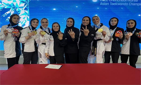 کمیته ملی المپیک قهرمانی تیم ملی تکواندو بانوان در آسیا را تبریک گفت