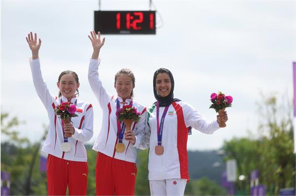 Iranian Female Cyclist Bags Historic Asian Games Bronze