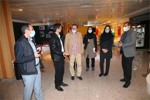 بازدید جمعی از کارشناسان دانشگاه صنعتی امیر کبیر از موزه ملی ورزش