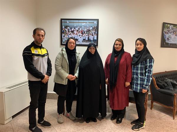 دیدار مسئولین ورزش پناهجویان افغان در ایران با نائیب رئیس کمیته ملی المپیک